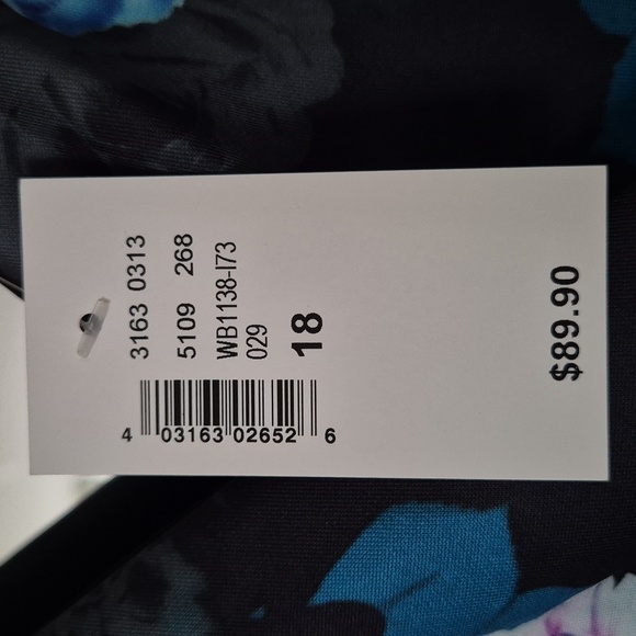 Sleeveless Faux Wrap Dress - Ricki's Size 18 - Picture 4 of 4